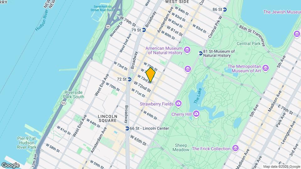 114 W 73rd St Mapa y Detalles de la Ubicación