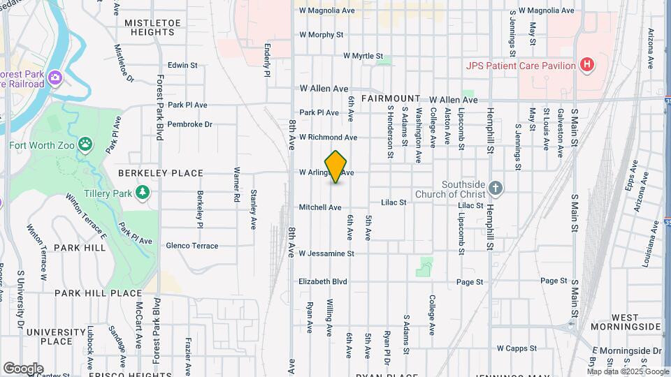2101 Fairmount Ave Mapa y Detalles de la Ubicación