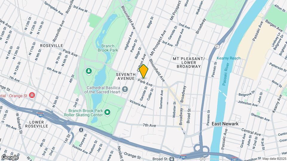 65 Park Ave Map and Location Details