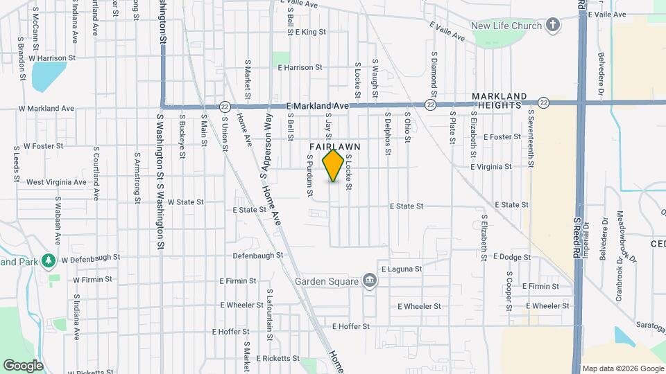 1230 S Jay St Map and Location Details