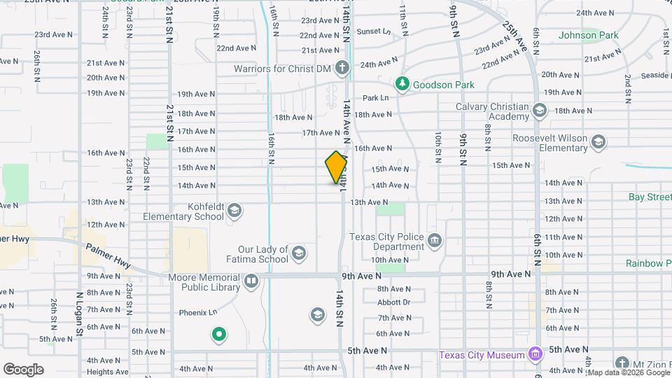 1407 14th Ave N Map and Location Details