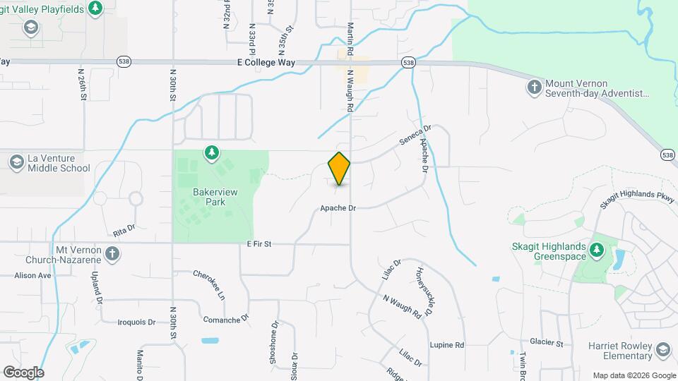 1119 N Waugh Rd Map and Location Details