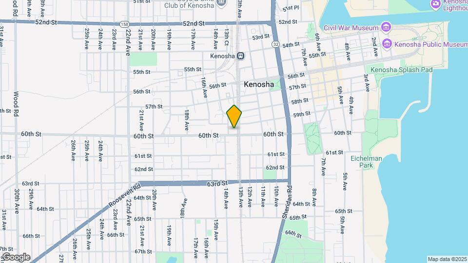 1310 60th St, Upper Map and Location Details
