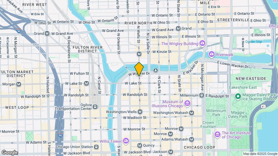 234 N Wells St Map and Location Details