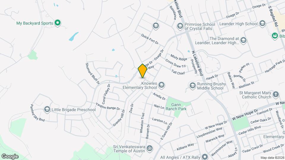 2037 Tribal Way Map and Location Details