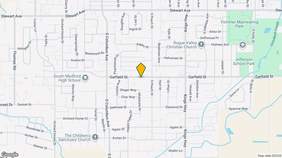 1007 Garfield St Map and Location Details