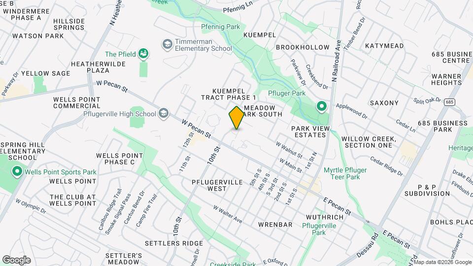 201 Meadow Ln Map and Location Details