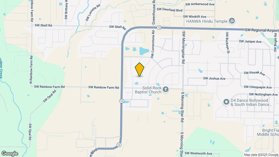4401 SW Cornerstone Rd Map and Location Details