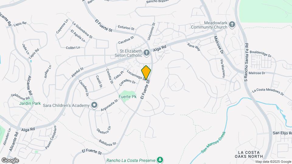 6803 El Fuerte St Map and Location Details