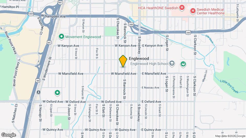 3875 S Bannock St Map and Location Details