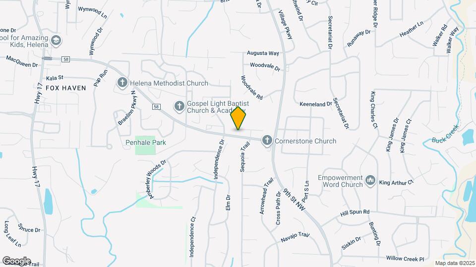 106 Frances Ln Map and Location Details