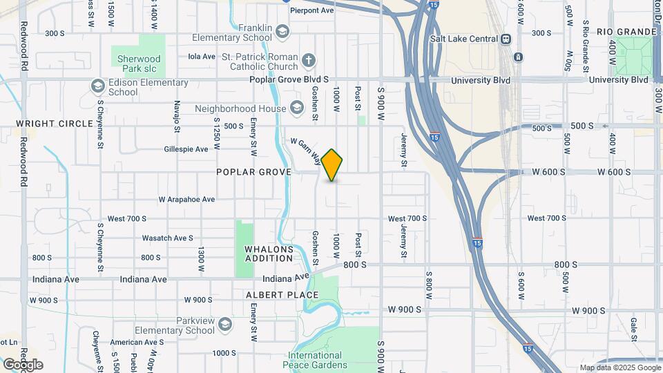 622 S 1000 W Map and Location Details