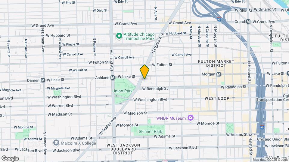 1400 N Loomis St Map and Location Details