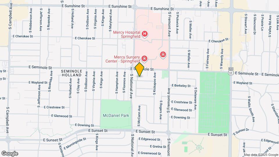 1227 E Wayland St Map and Location Details