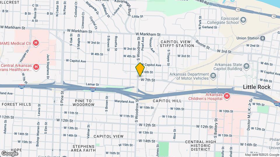 2814 W 7th St Mapa y Detalles de la Ubicación