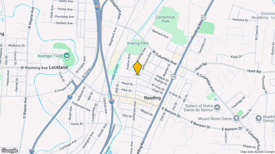 302 W Vine St Map and Location Details