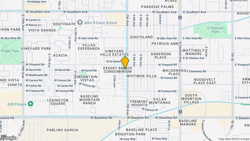 6825 S 7th Ln Map and Location Details