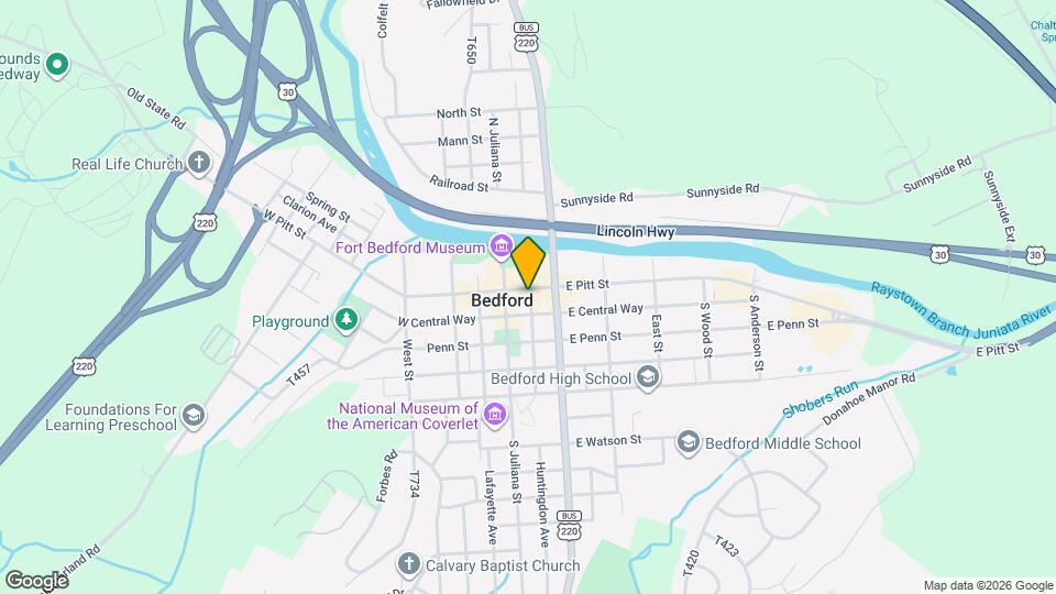 Pen-Bedford Apartments Mapa y Detalles de la Ubicación