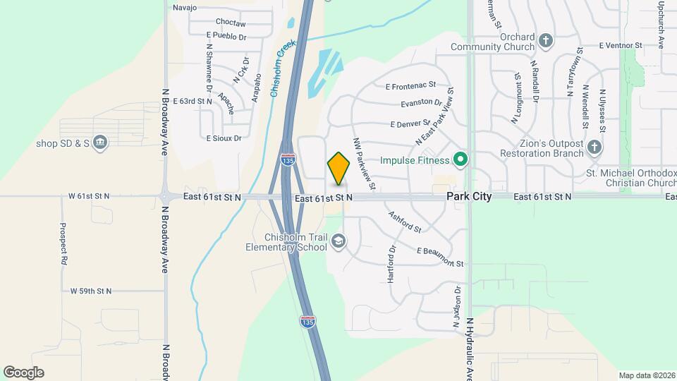 1036 East 61st St N Map and Location Details