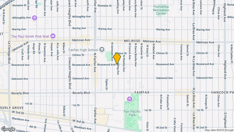 465 N Spaulding Ave Mapa y Detalles de la Ubicación