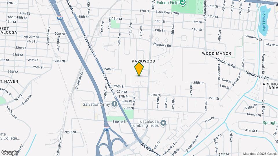 13 Parkwood Map and Location Details