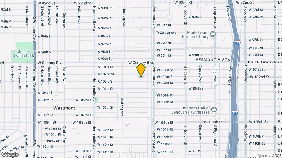 1045-1049 W 103rd St Map and Location Details
