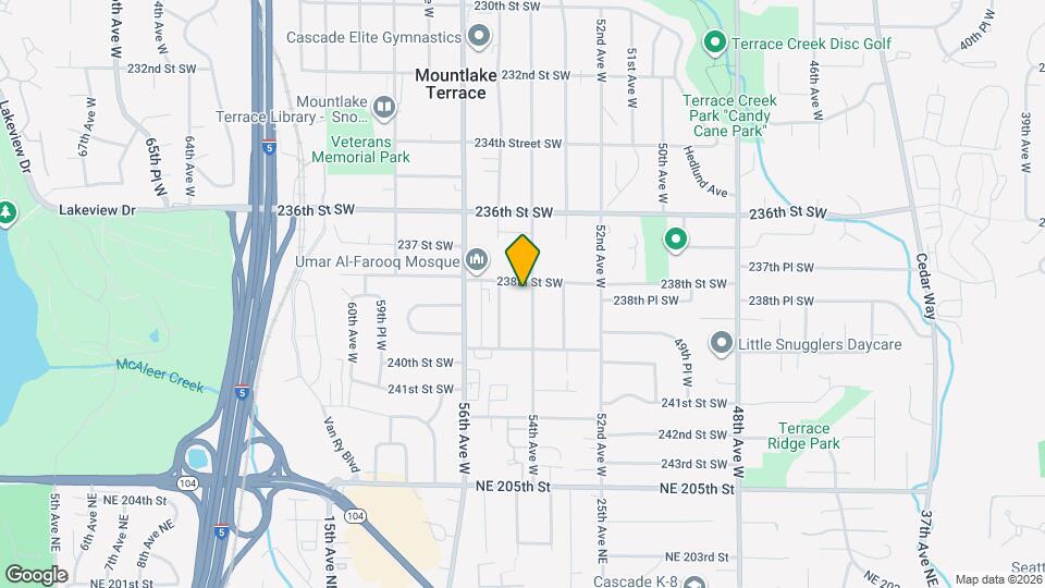 23804 54th Ave W Map and Location Details