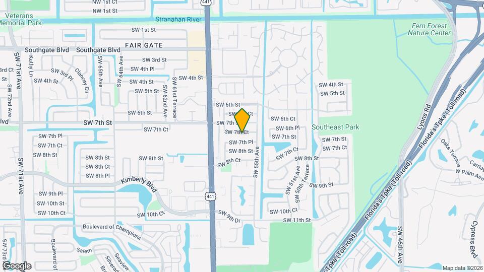 5560 SW 7th Ct Mapa y Detalles de la Ubicación