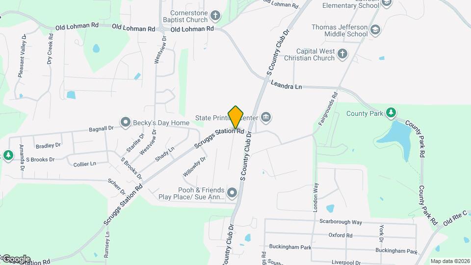 1605 Chaddsford Dr Map and Location Details