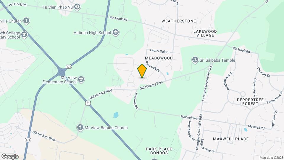 1508 Chestnut Oak Dr Map and Location Details