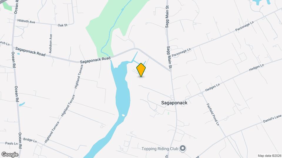 587 Sagaponack Road Map and Location Details