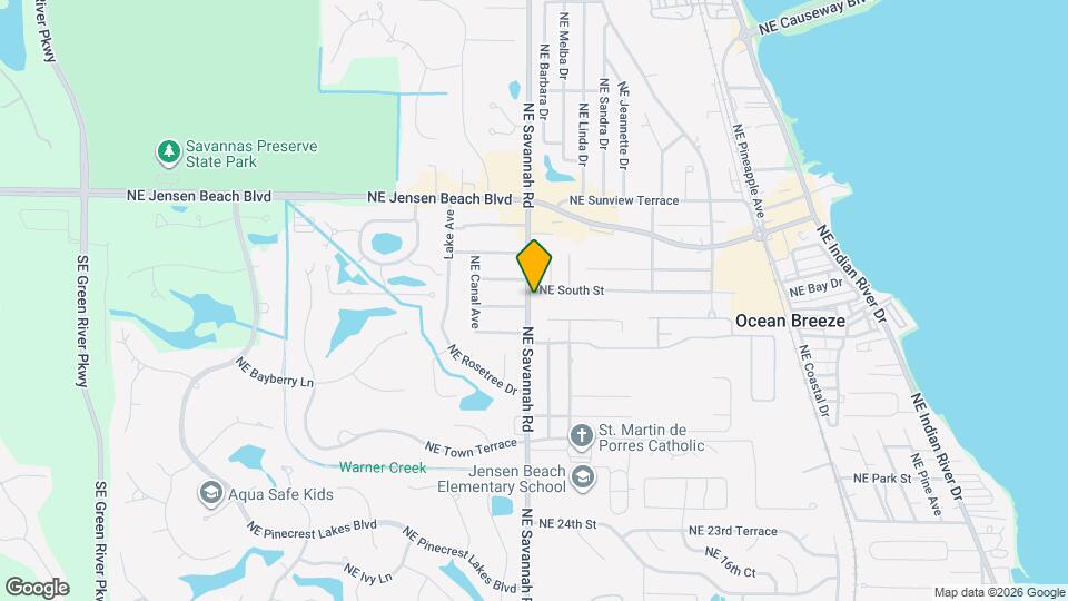 3031 NE Savannah Rd Mapa y Detalles de la Ubicación