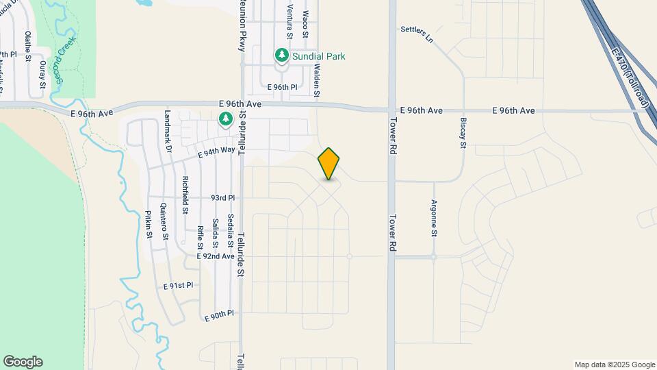 9424 Yampa St Map and Location Details
