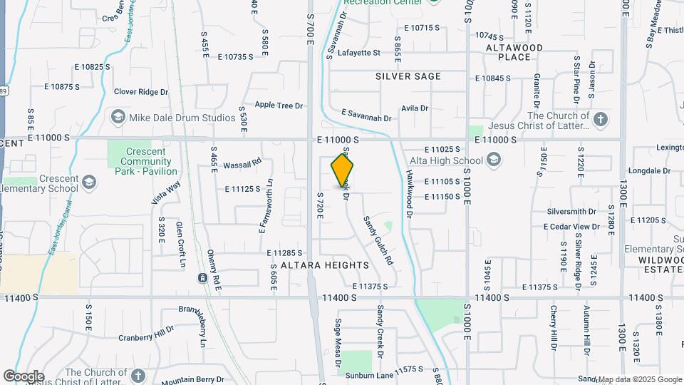 11132 Sandy Creek Dr Map and Location Details