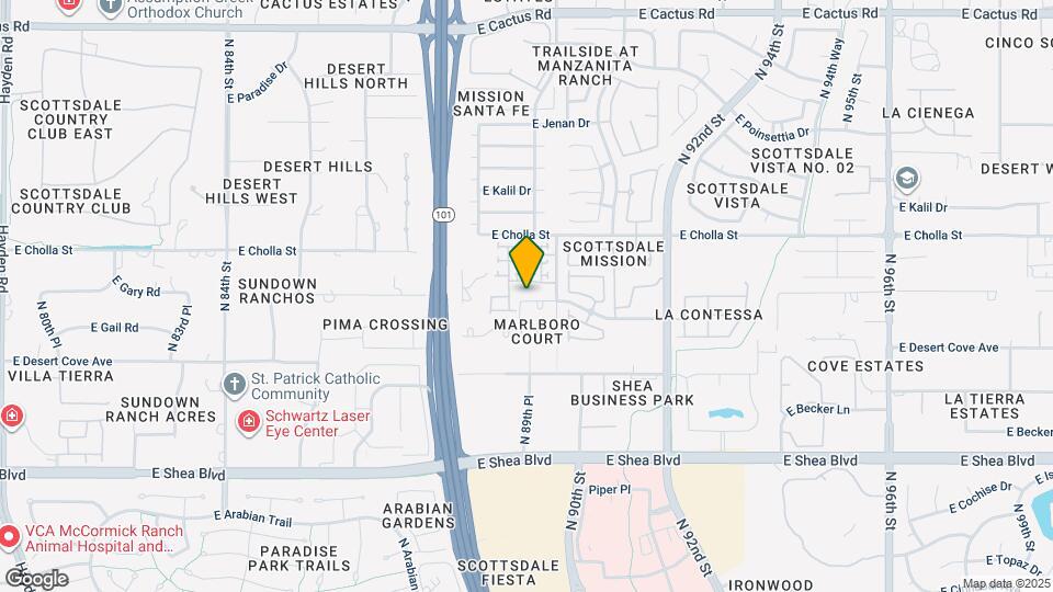 8944 E Gail Rd Map and Location Details