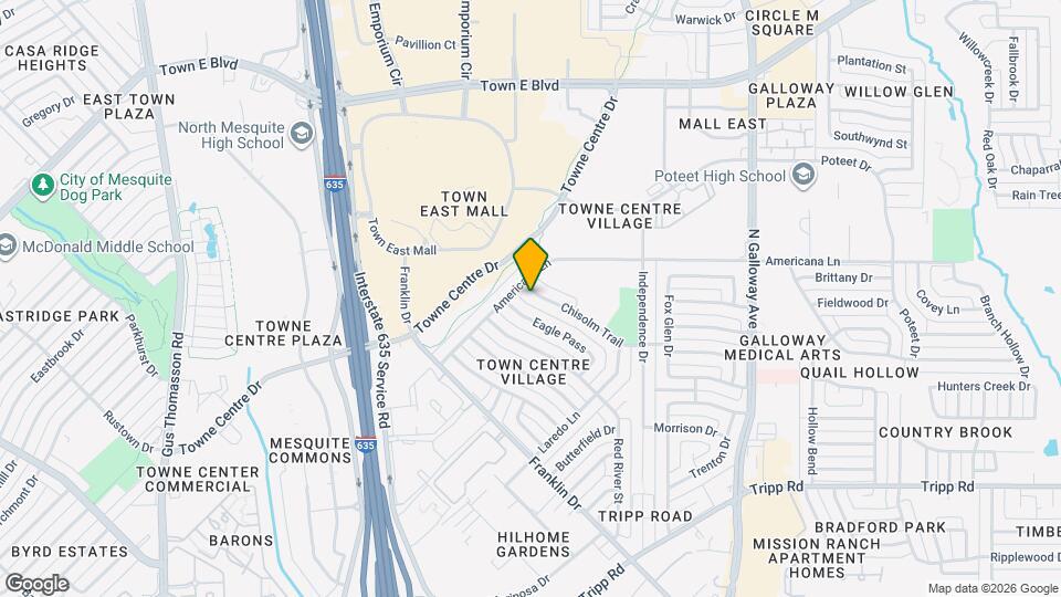 2820 Chisolm Trail Map and Location Details