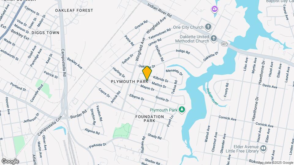 2910 Mattox Dr Map and Location Details