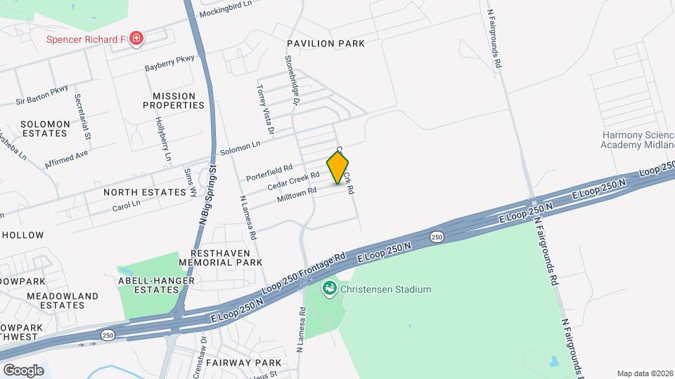 1324 Milltown Rd Mapa y Detalles de la Ubicación