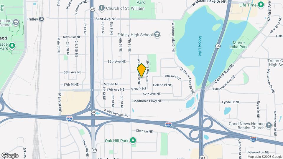 5765 Washington St NE Map and Location Details