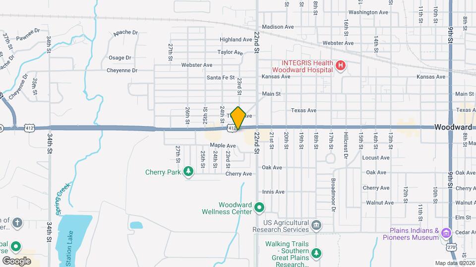 The Dels Woodward North Map and Location Details