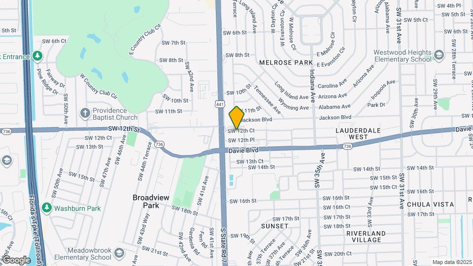 3912 SW 12th Ct Map and Location Details