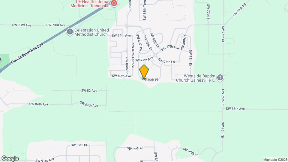 8595 SW 80th Pl Map and Location Details