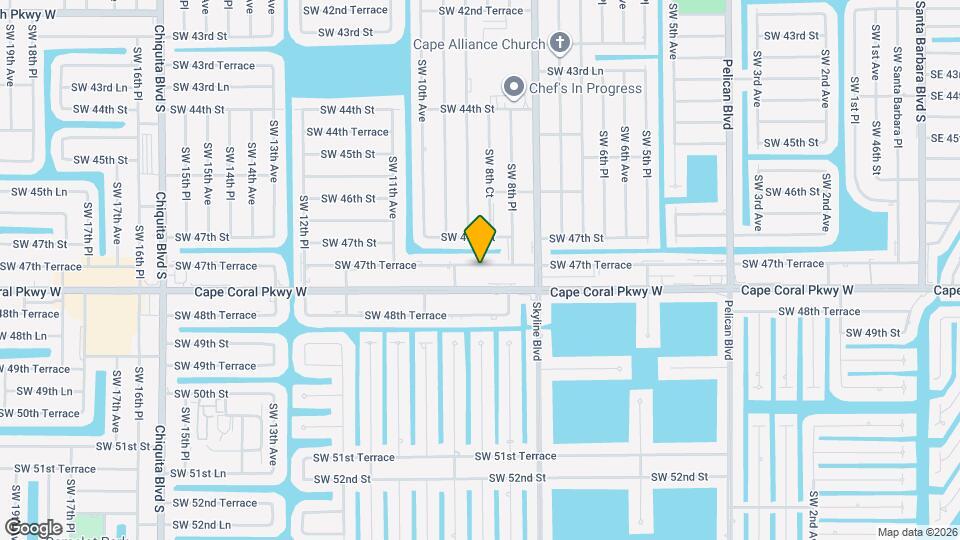 838 SW 47th Terrace Map and Location Details