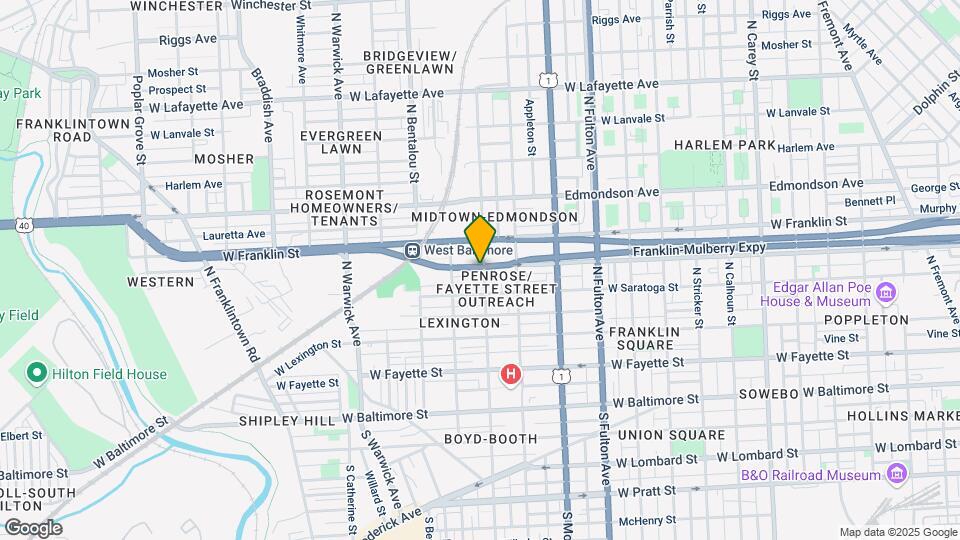 332 N Pulaski St Map and Location Details