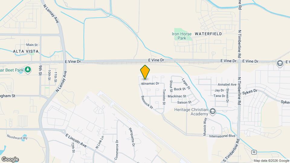 1902 Winamac Dr Map and Location Details