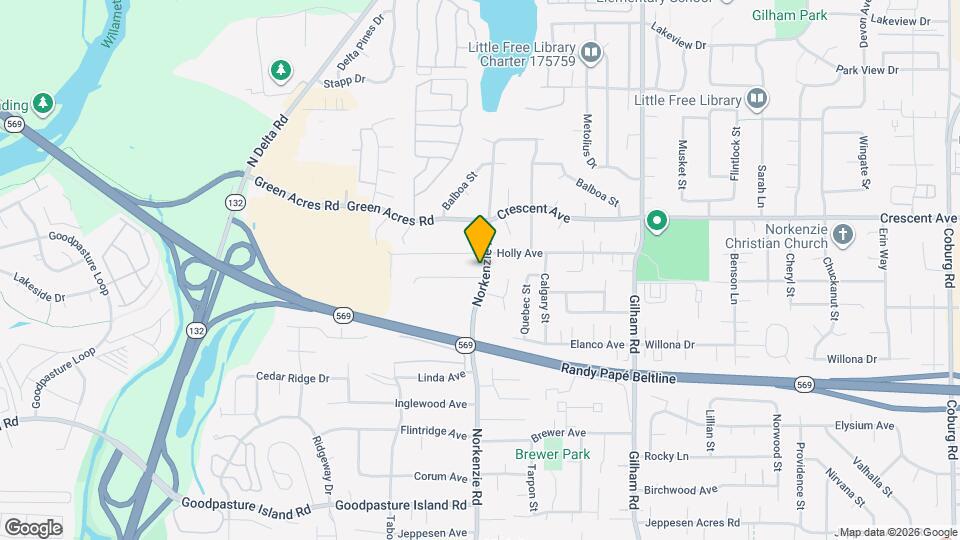 2610 Norkenzie Rd Map and Location Details