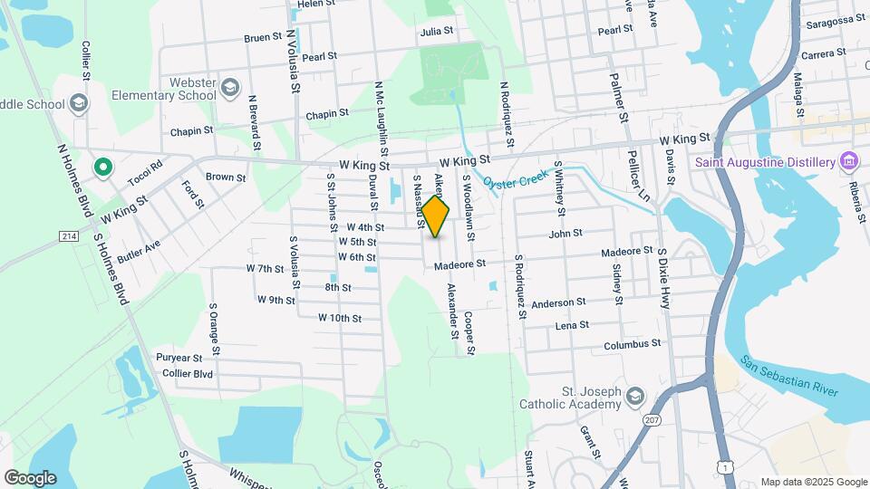 501 Aiken St Map and Location Details