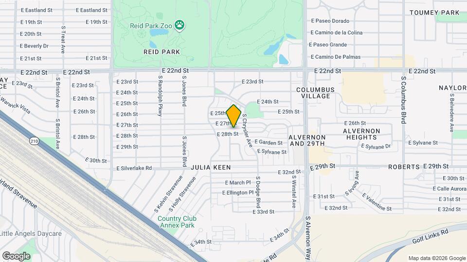3607 E 28th St Mapa y Detalles de la Ubicación