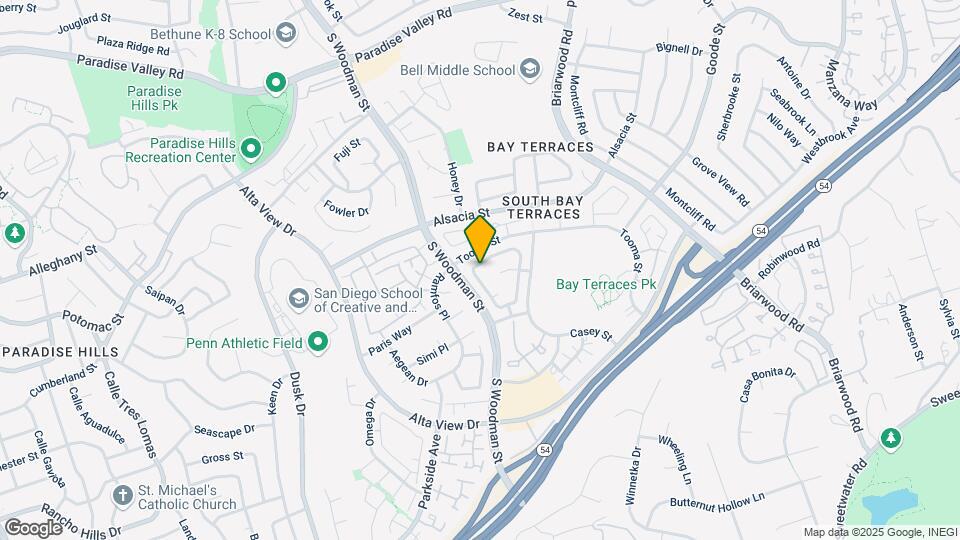 2515 Pennington Ln Map and Location Details