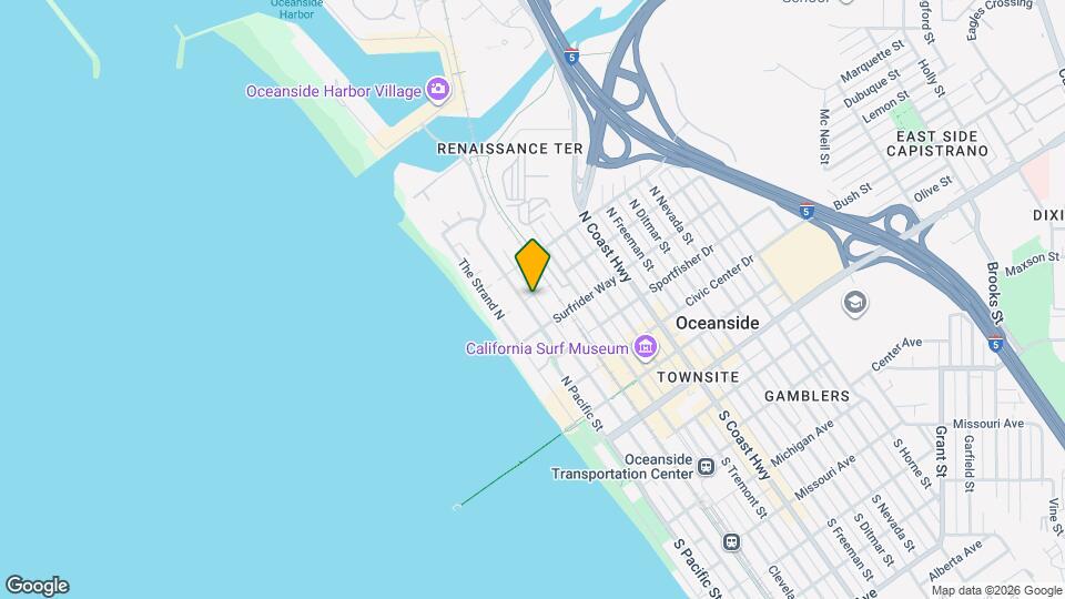 624-624 N Pacific St Map and Location Details